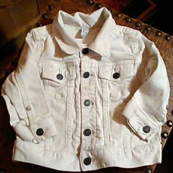White Denim Baby Gap Jacket - Picture 1 of 1